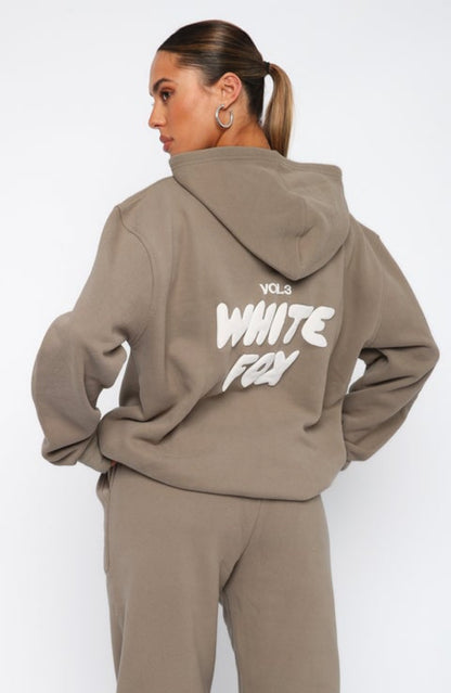 Set Hose und Sweatshirt white Fox