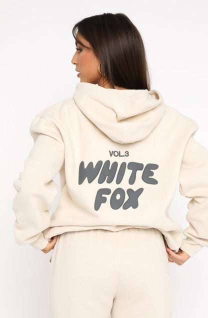 Set Hose und Sweatshirt white Fox