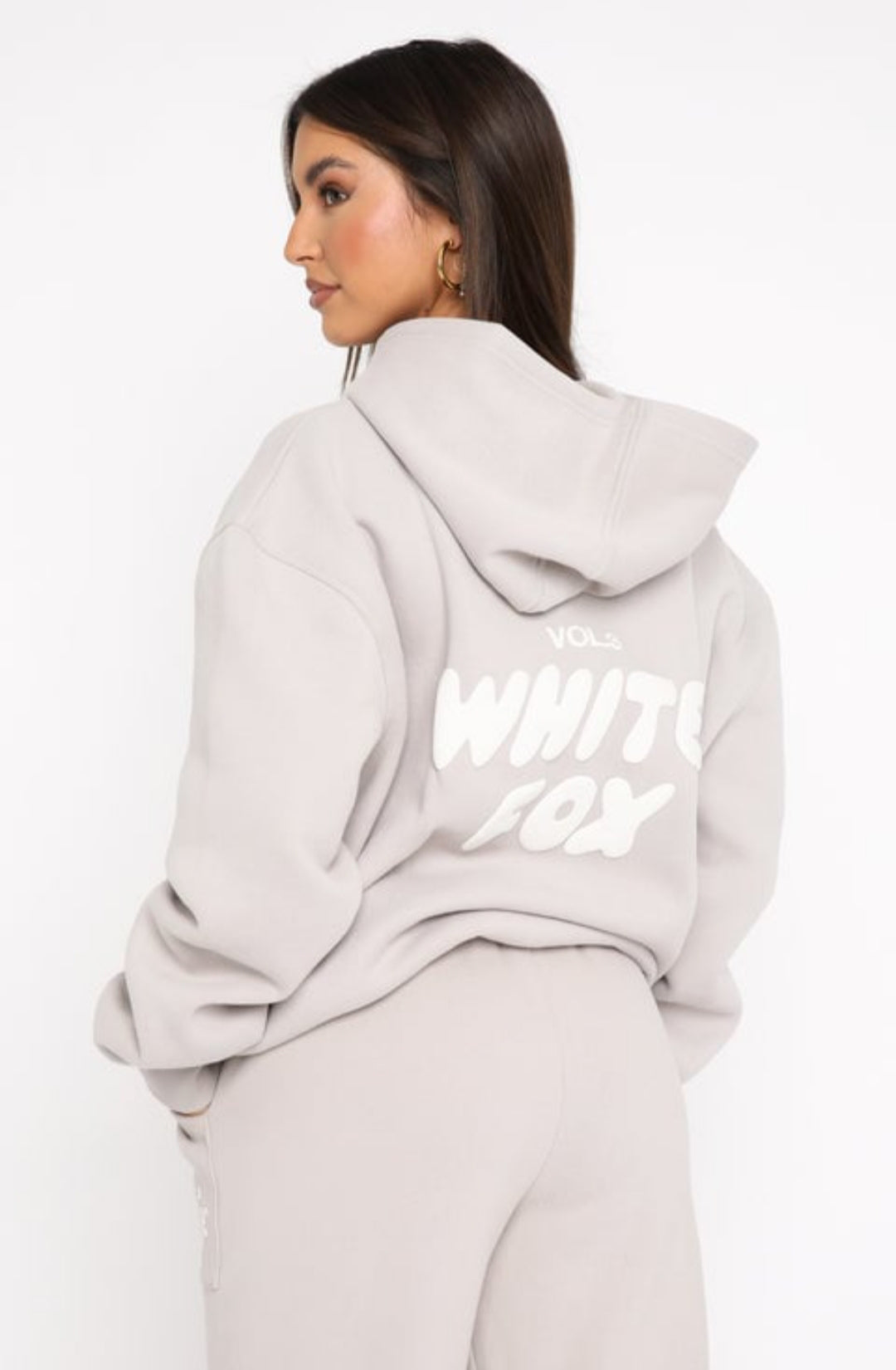 Set Hose und Sweatshirt white Fox