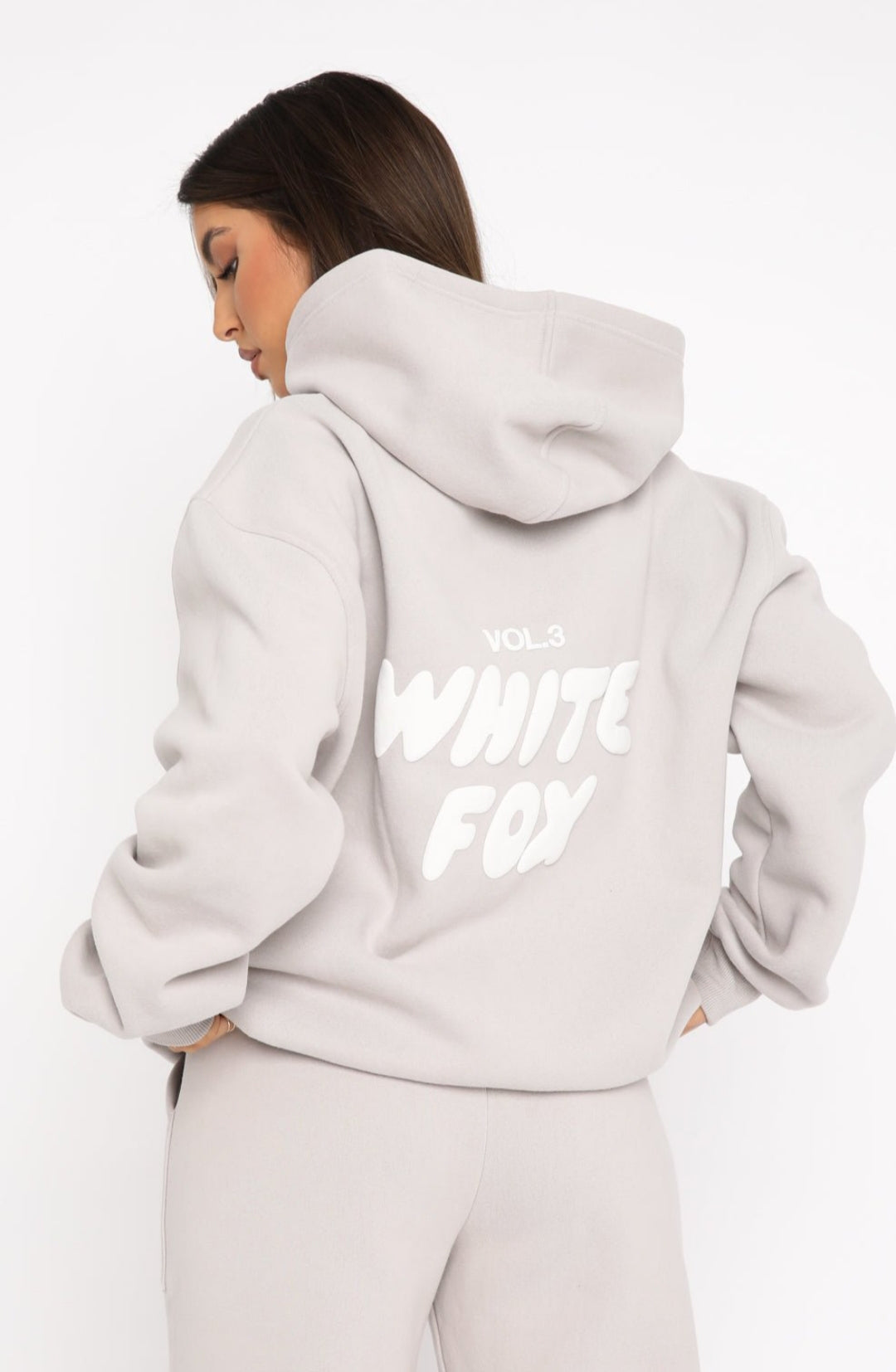 Set Hose und Sweatshirt white Fox